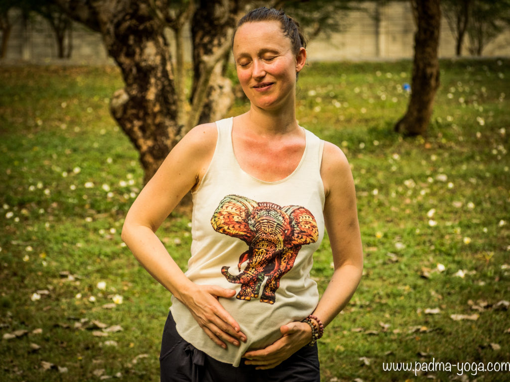 Yoga avec les éléphants